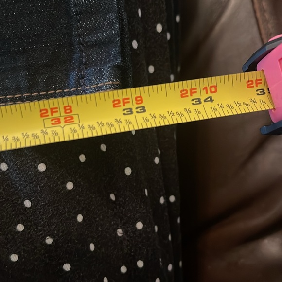 WHBM skinny and flare. Dark blue - Picture 7 of 7